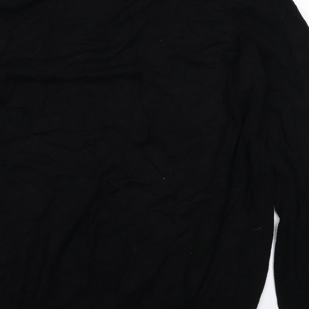 Nutmeg Womens Black  Knit Cardigan Jumper Size 12