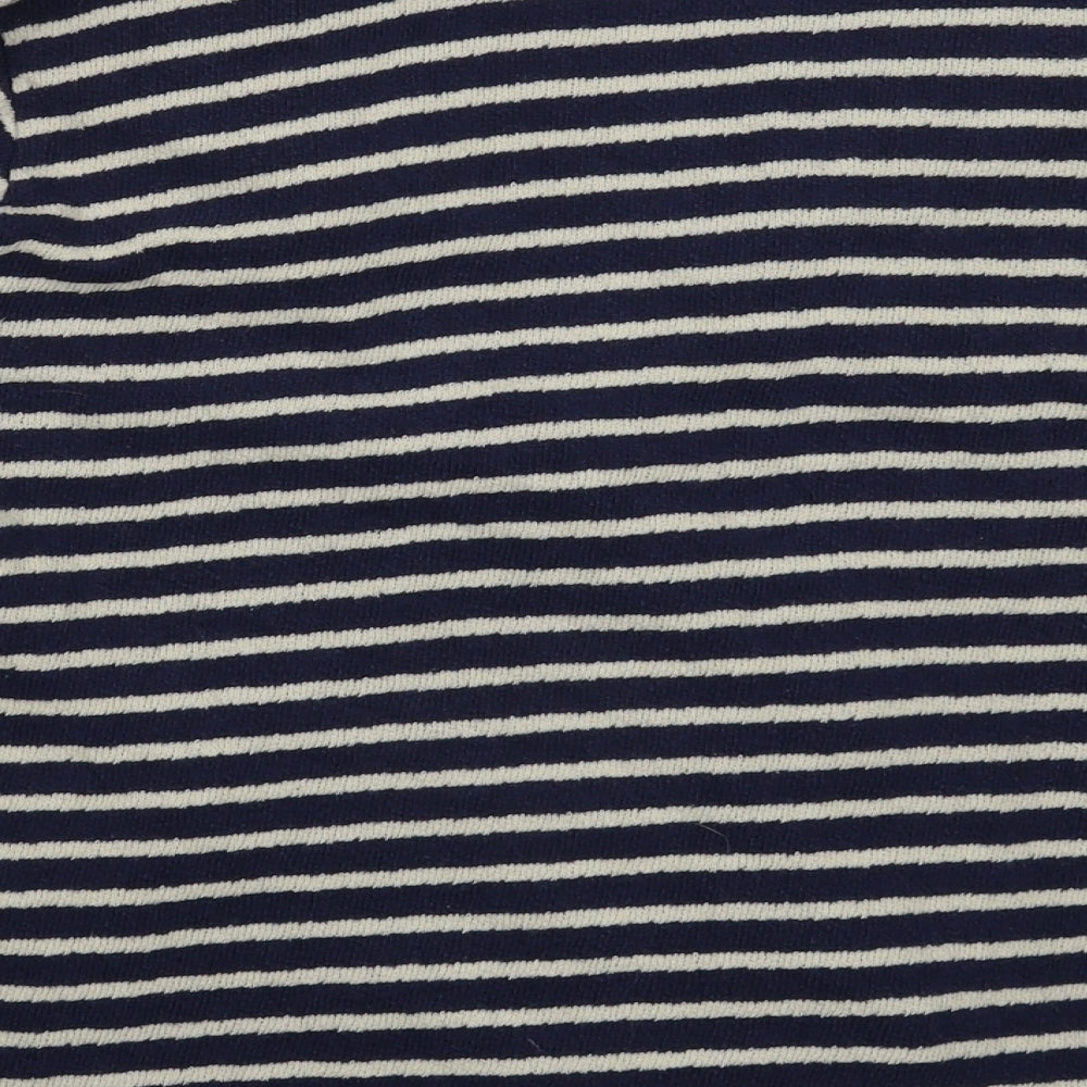 George Womens Blue Striped  Jacket Coatigan Size 24