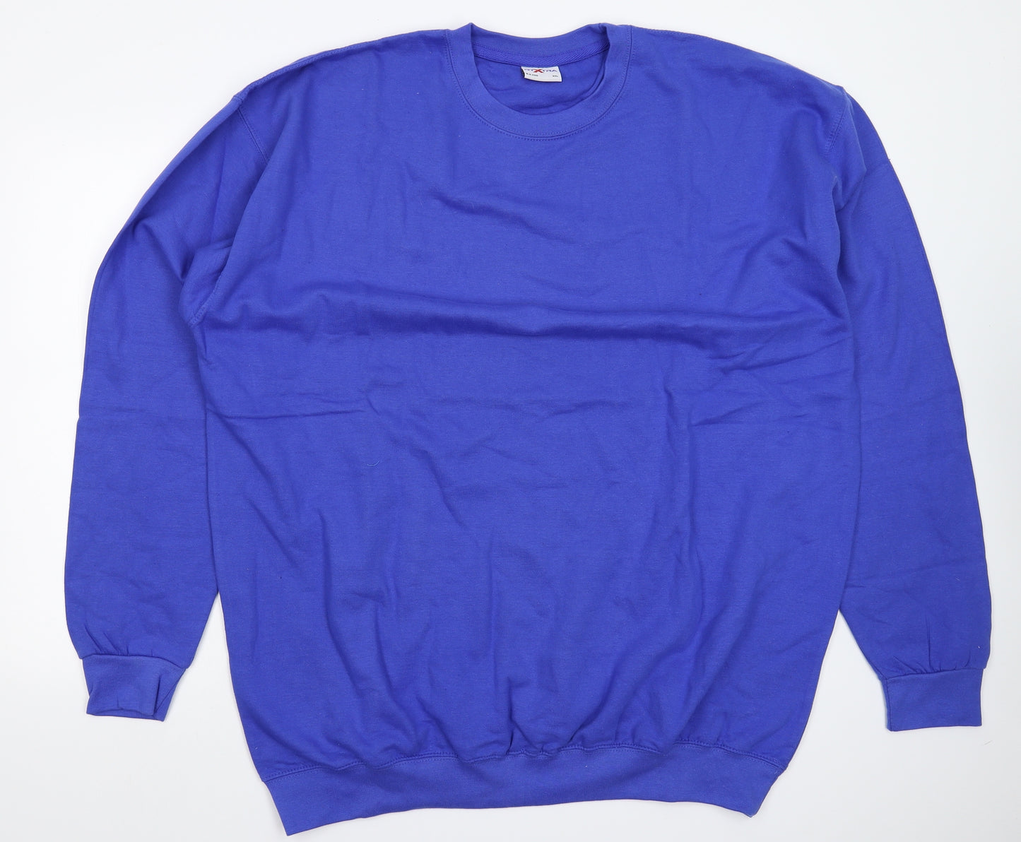 RT Extra Mens Blue   Pullover Sweatshirt Size 3XL