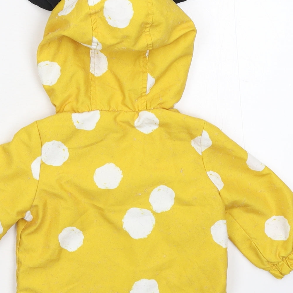 F&F Girls Yellow   Jacket  Size 0-3 Months  - Disney