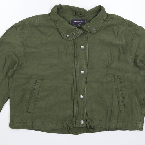 Marks and Spencer Womens Green   Jacket  Size 14
