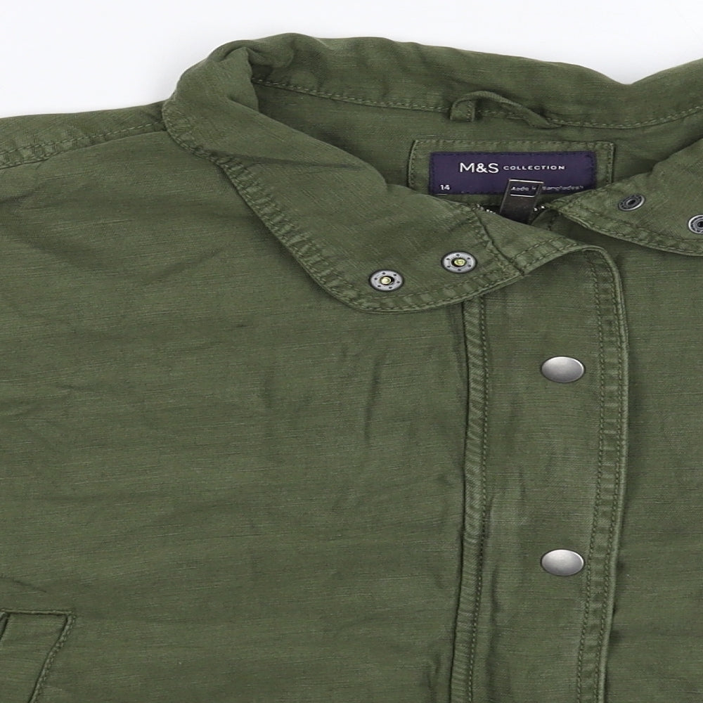 Marks and Spencer Womens Green   Jacket  Size 14