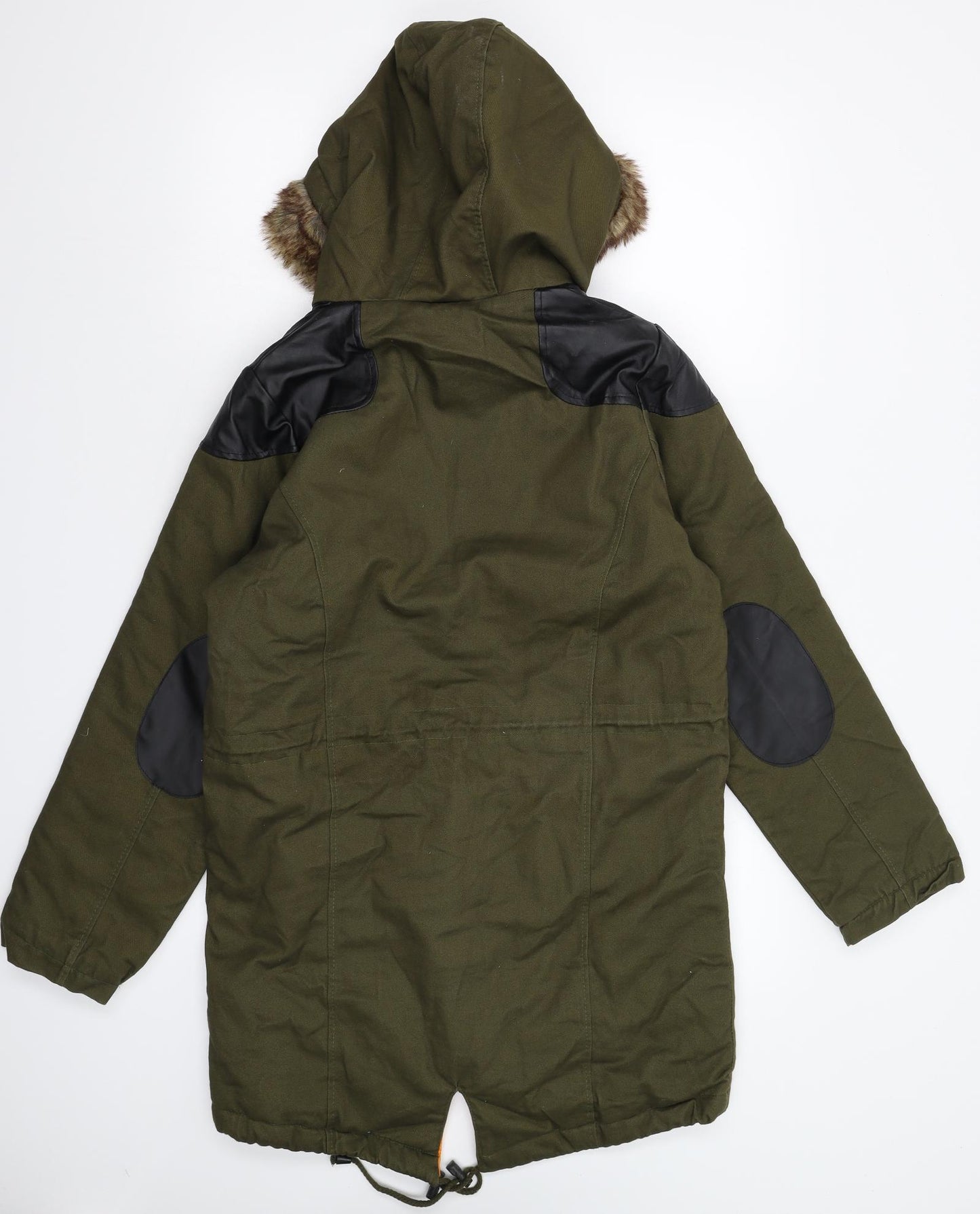 Trinity Womens Green   Parka Coat Size S