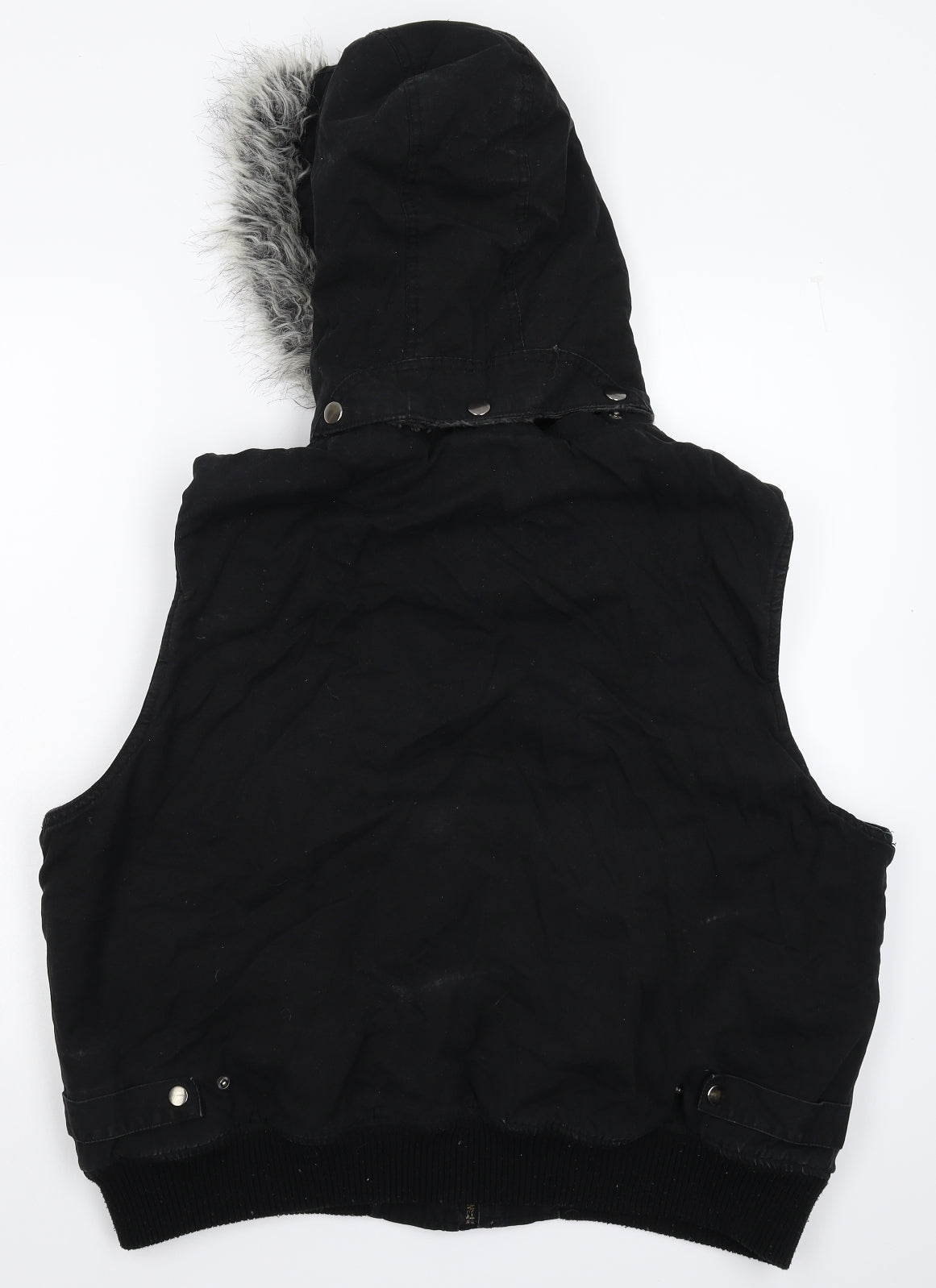 Preworn Womens Black   Gilet Jacket Size 24