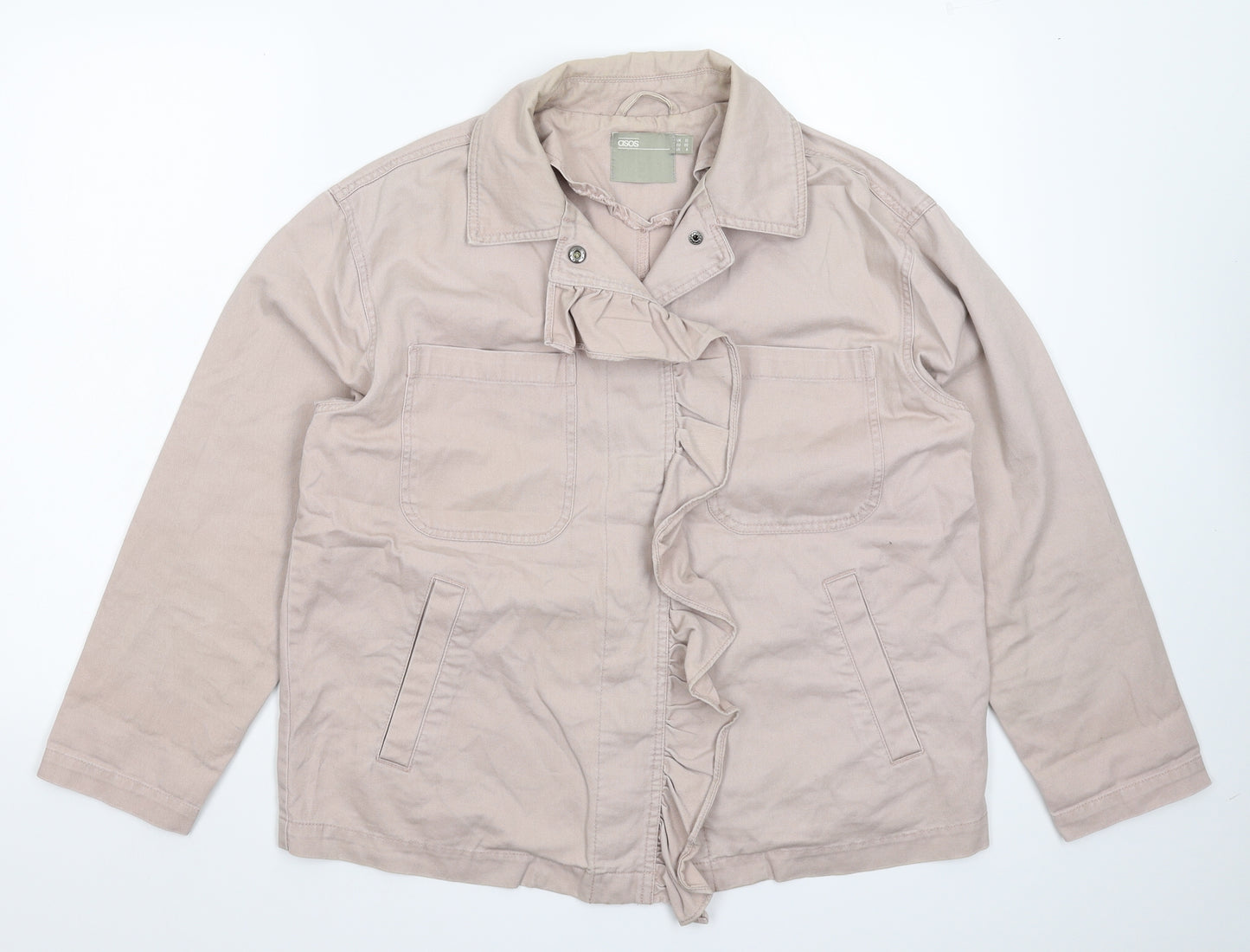 ASOS Womens Pink  Denim Jacket  Size 12