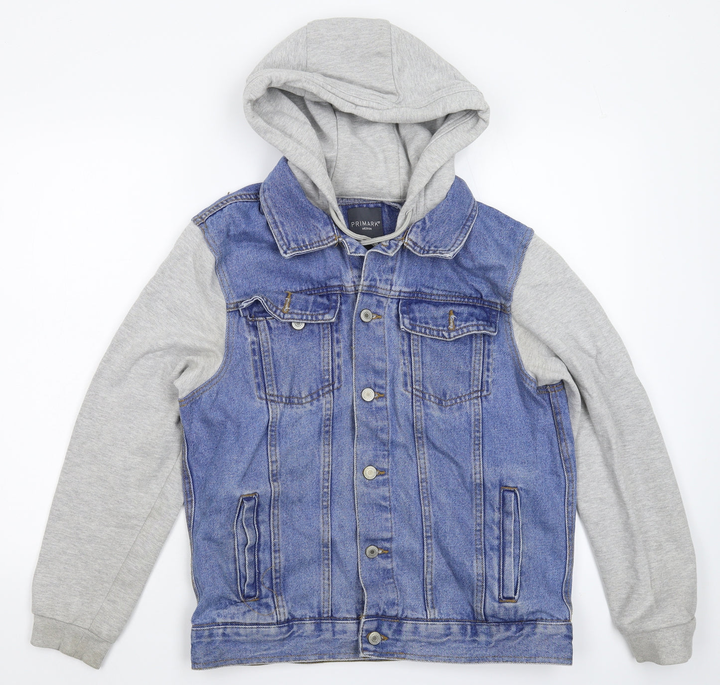 Primark Mens Blue  Denim Jacket  Size M