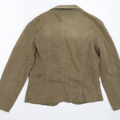 Per Una Womens Beige   Jacket Blazer Size 12