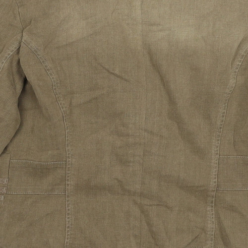 Per Una Womens Beige   Jacket Blazer Size 12