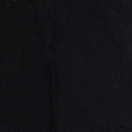 NEXT Womens Black   Cropped Trousers Size 16 L25 in