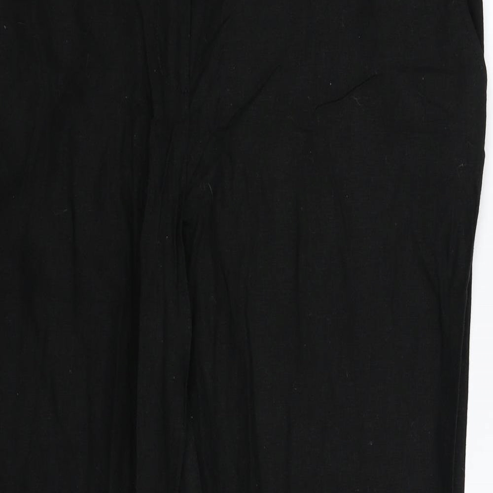 George Womens Black   Trousers  Size 16 L27 in