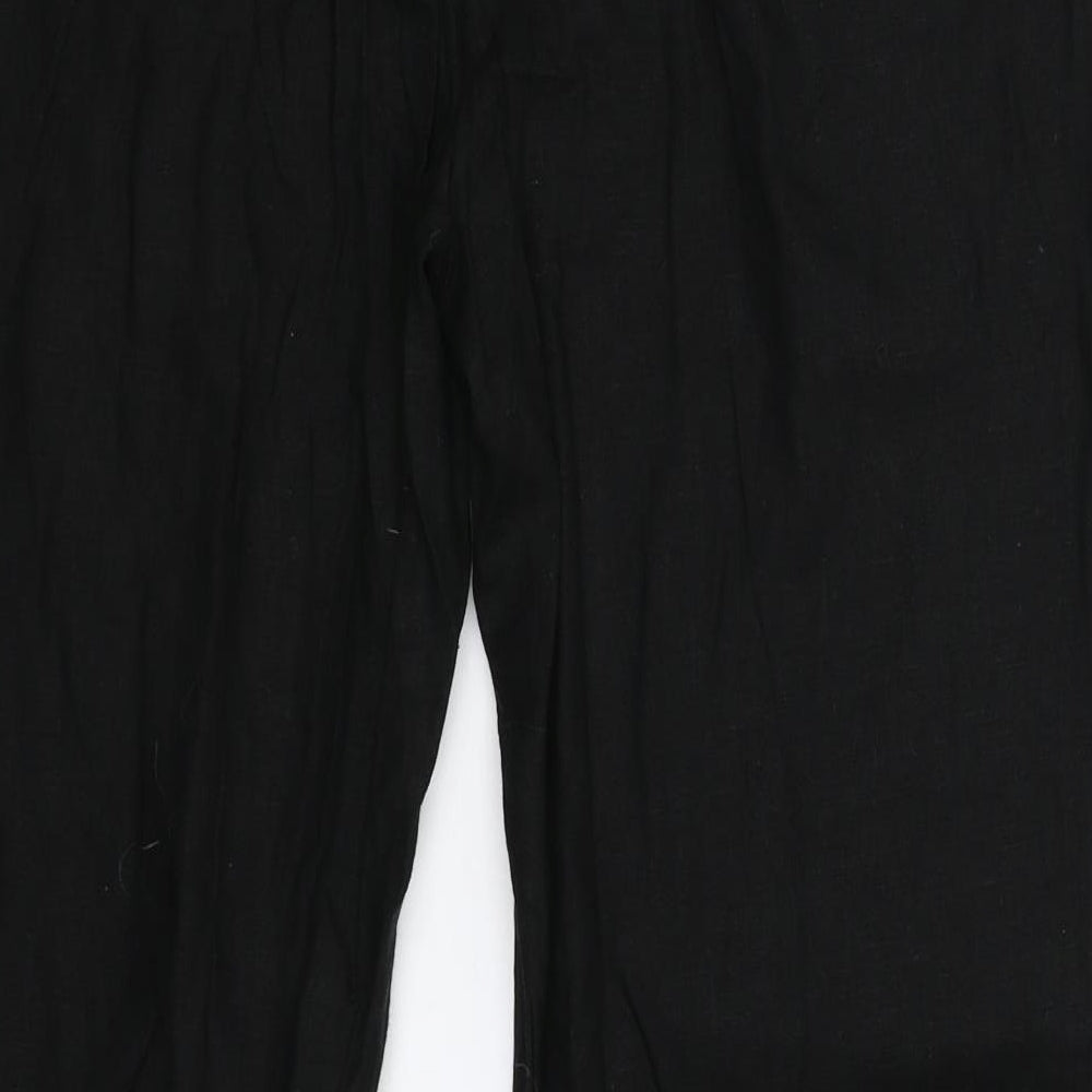 George Womens Black   Trousers  Size 16 L27 in