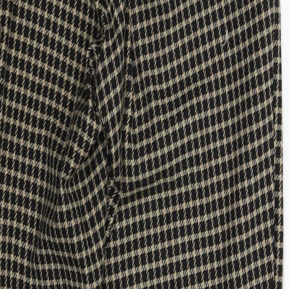 F&F Womens Multicoloured Houndstooth  Trousers  Size 12 L29 in