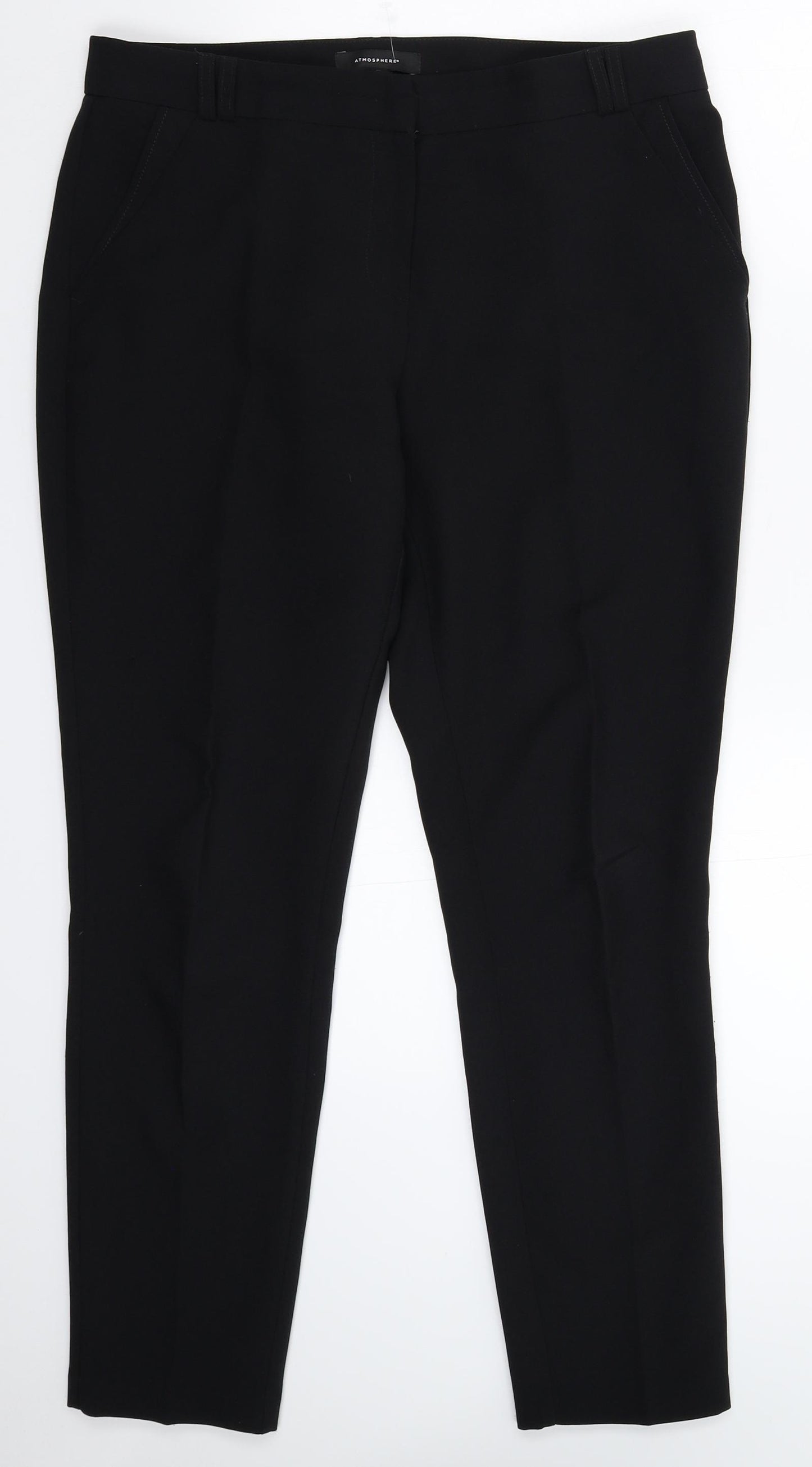 Atmosphere Womens Black   Trousers  Size 12 L28 in