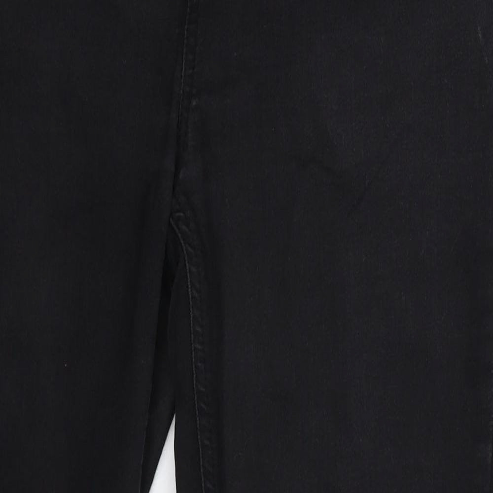 New Look Womens Black  Denim Jegging Jeans Size 14 L28 in