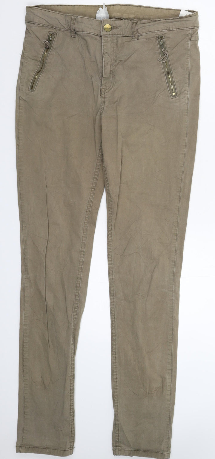 Monki Womens Grey   Trousers  Size 32 in L31 in