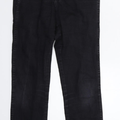 H&M Womens Black  Denim Skinny Jeans Size 26 in L28 in