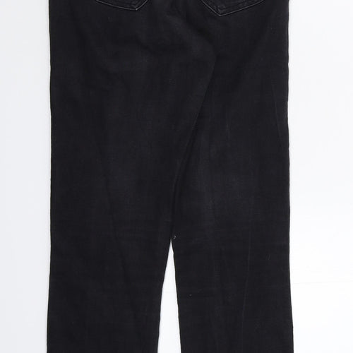 H&M Womens Black  Denim Skinny Jeans Size 26 in L28 in