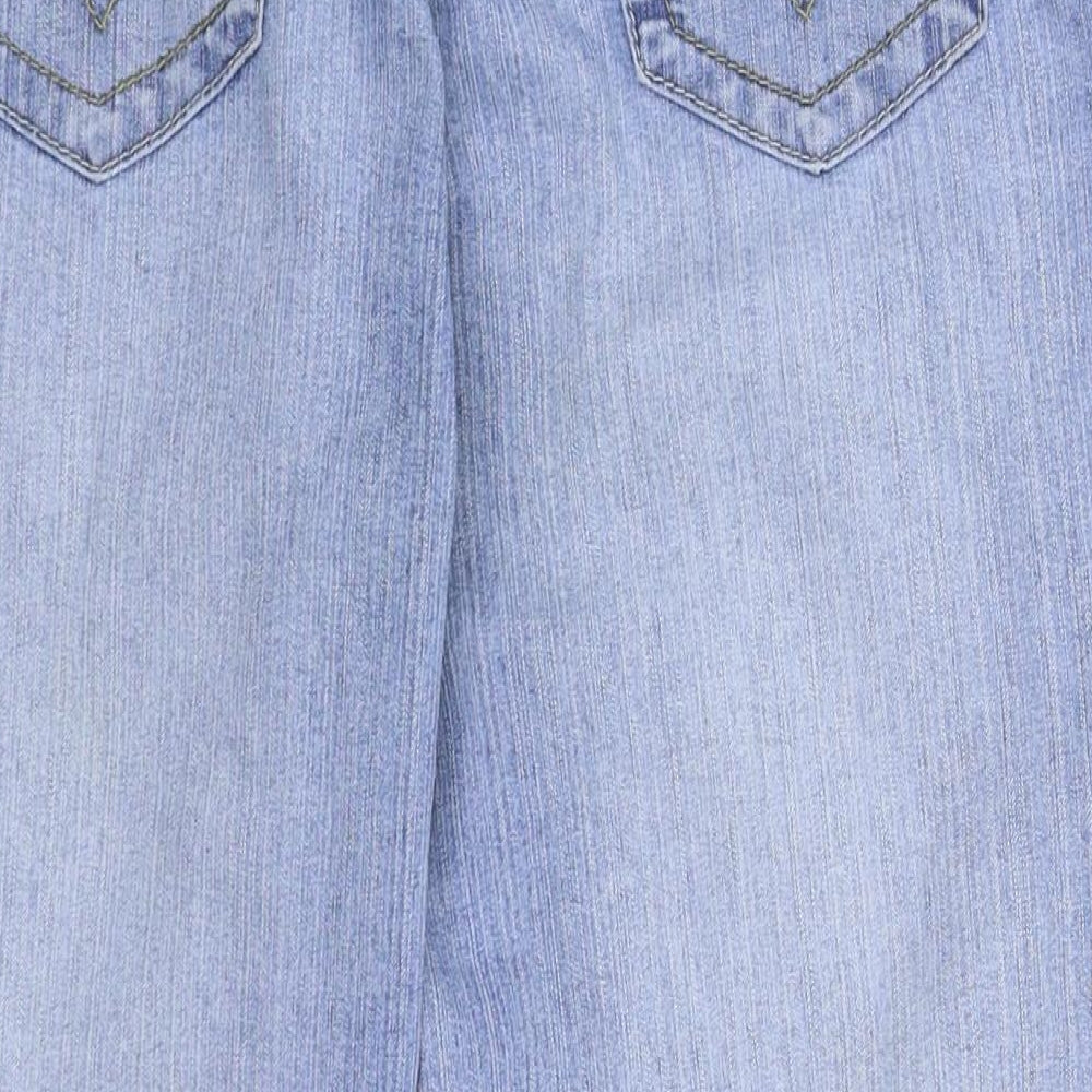 House of Denim Womens Blue  Denim Cropped Jeans Size 12