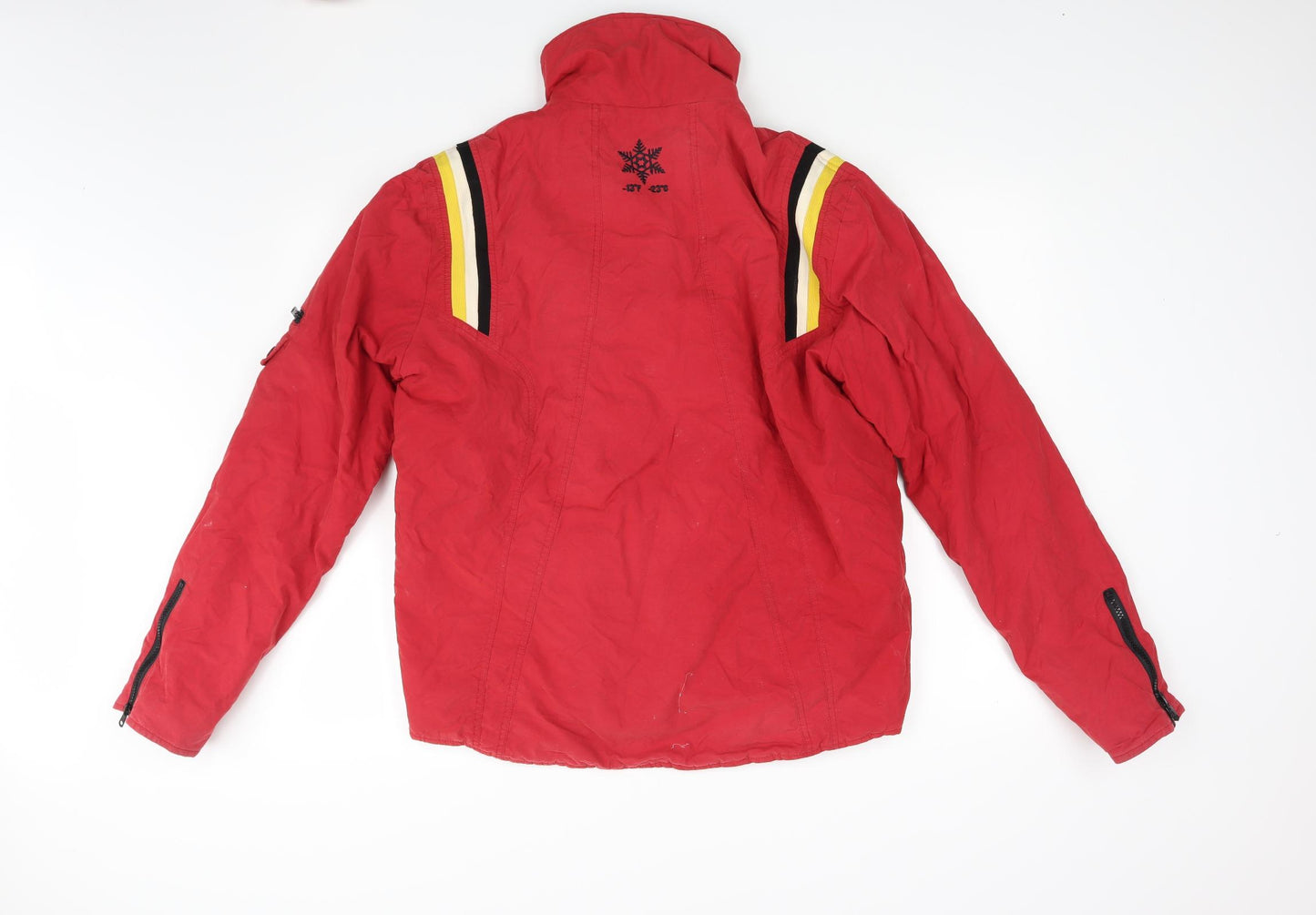 Jack&Jones Mens Red  Canvas Windbreaker Coat Size XL