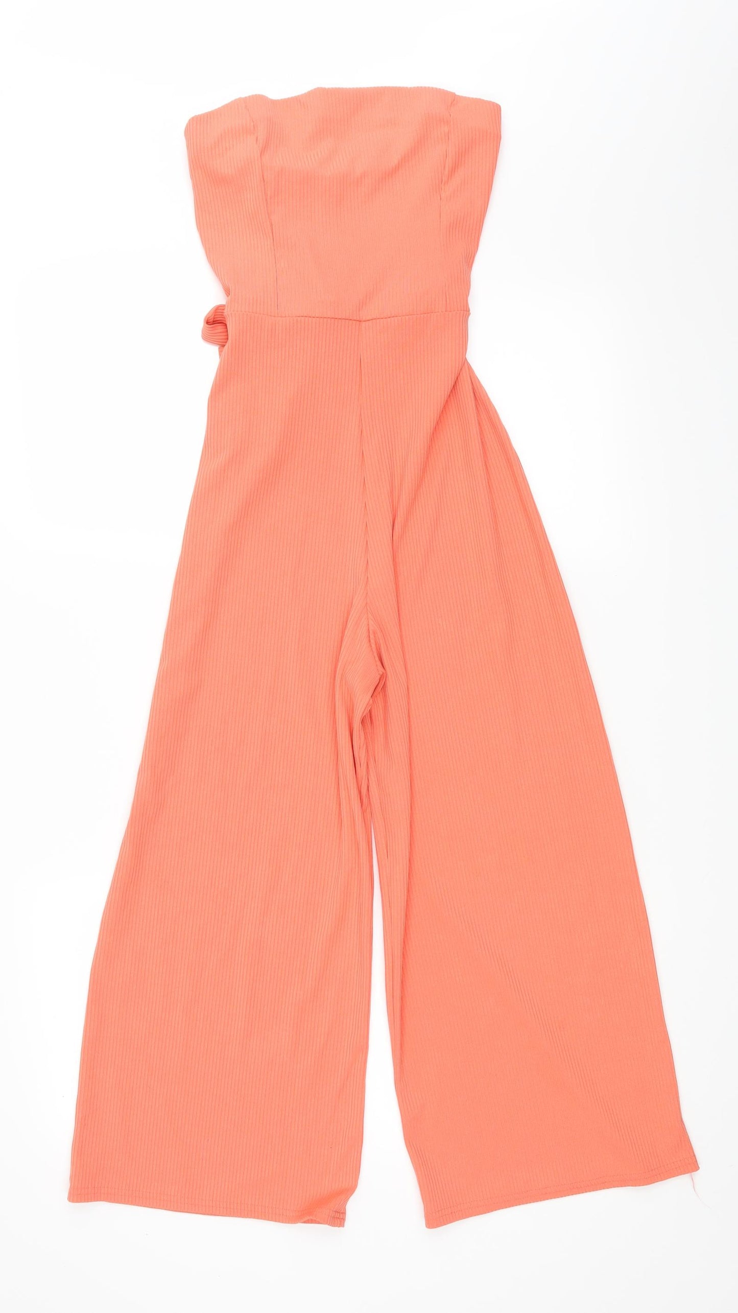 Miss Selfridge Womens Orange   Trousers One-Piece Size 8 L20 in