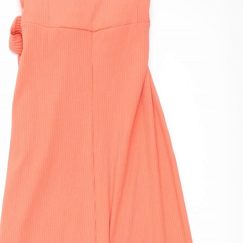 Miss Selfridge Womens Orange   Trousers One-Piece Size 8 L20 in