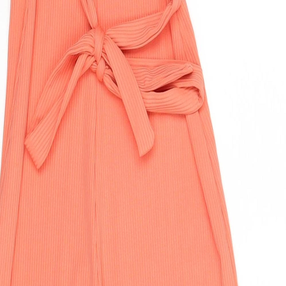 Miss Selfridge Womens Orange   Trousers One-Piece Size 8 L20 in