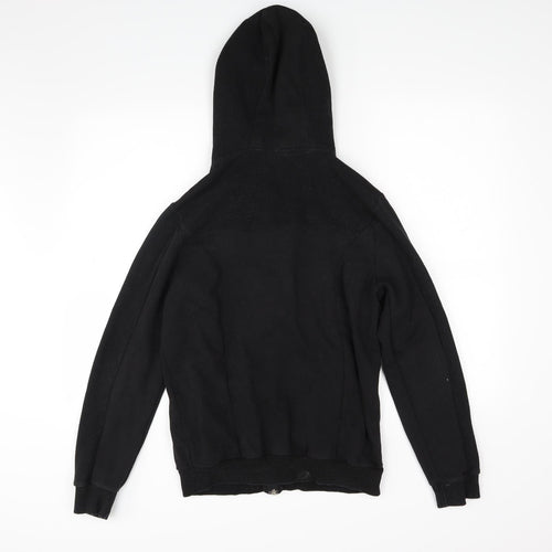HUGO BOSS Mens Black   Full Zip Hoodie Size S