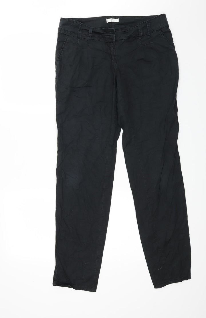 Promod Womens Black Trousers Size 33 in L30 in