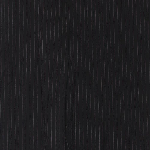 River Island Womens Black Striped  Trousers  Size 16 L27 in