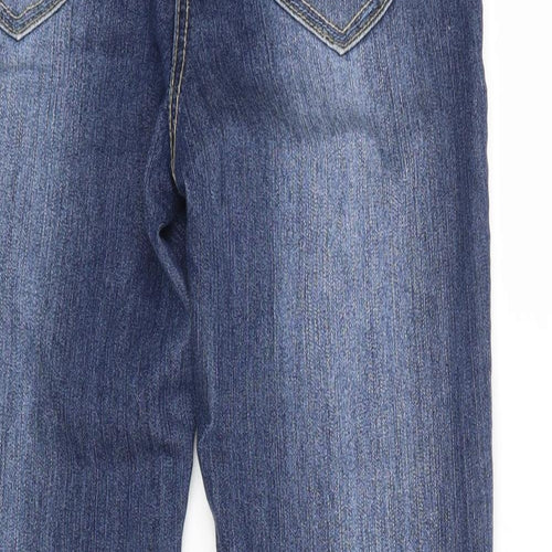 TU Womens Blue  Denim Bootcut Jeans Size 10 L28 in