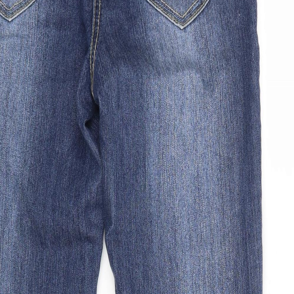 TU Womens Blue  Denim Bootcut Jeans Size 10 L28 in