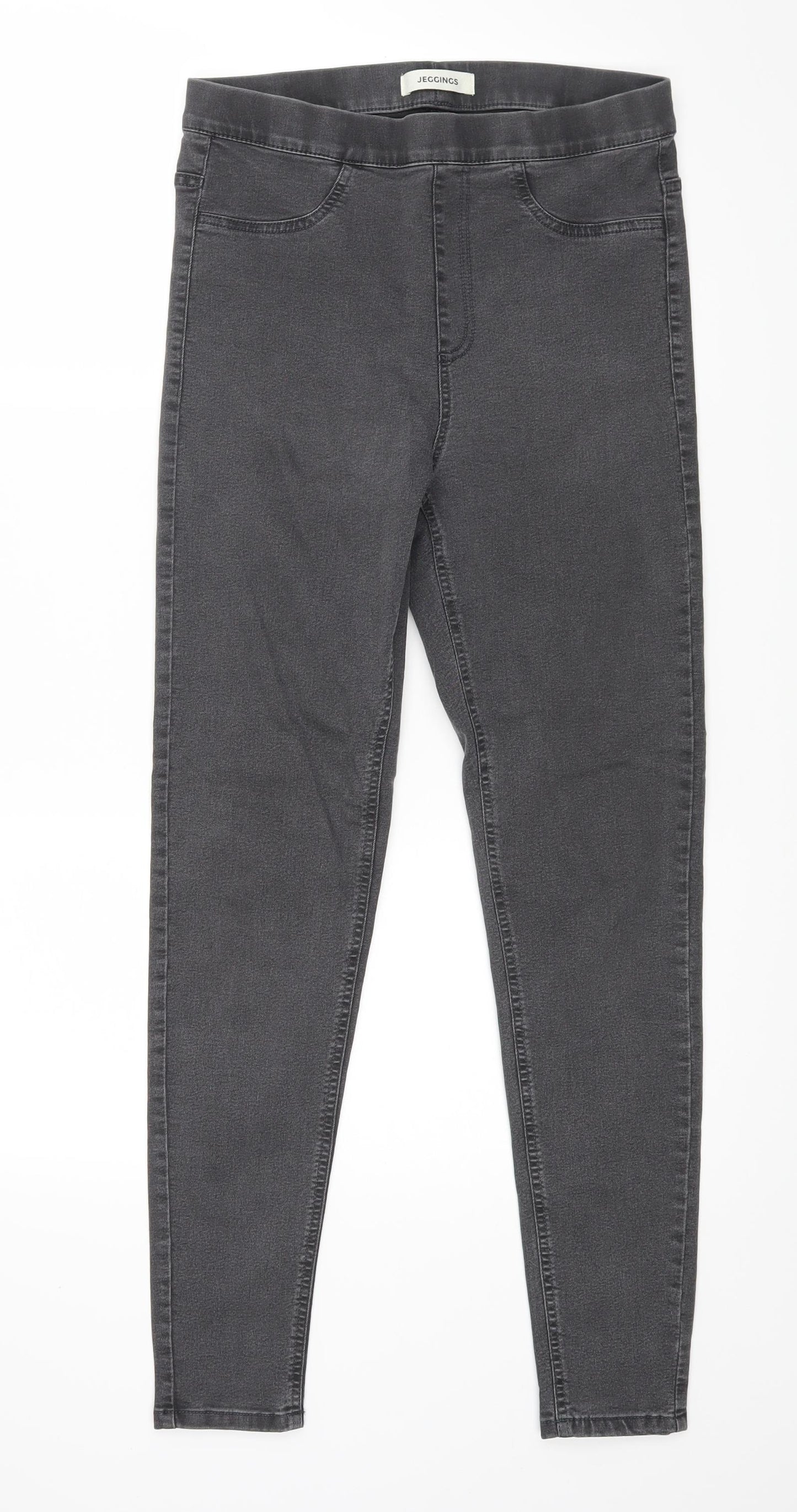New Look Womens Black  Denim Jegging Jeans Size 29 in L28 in