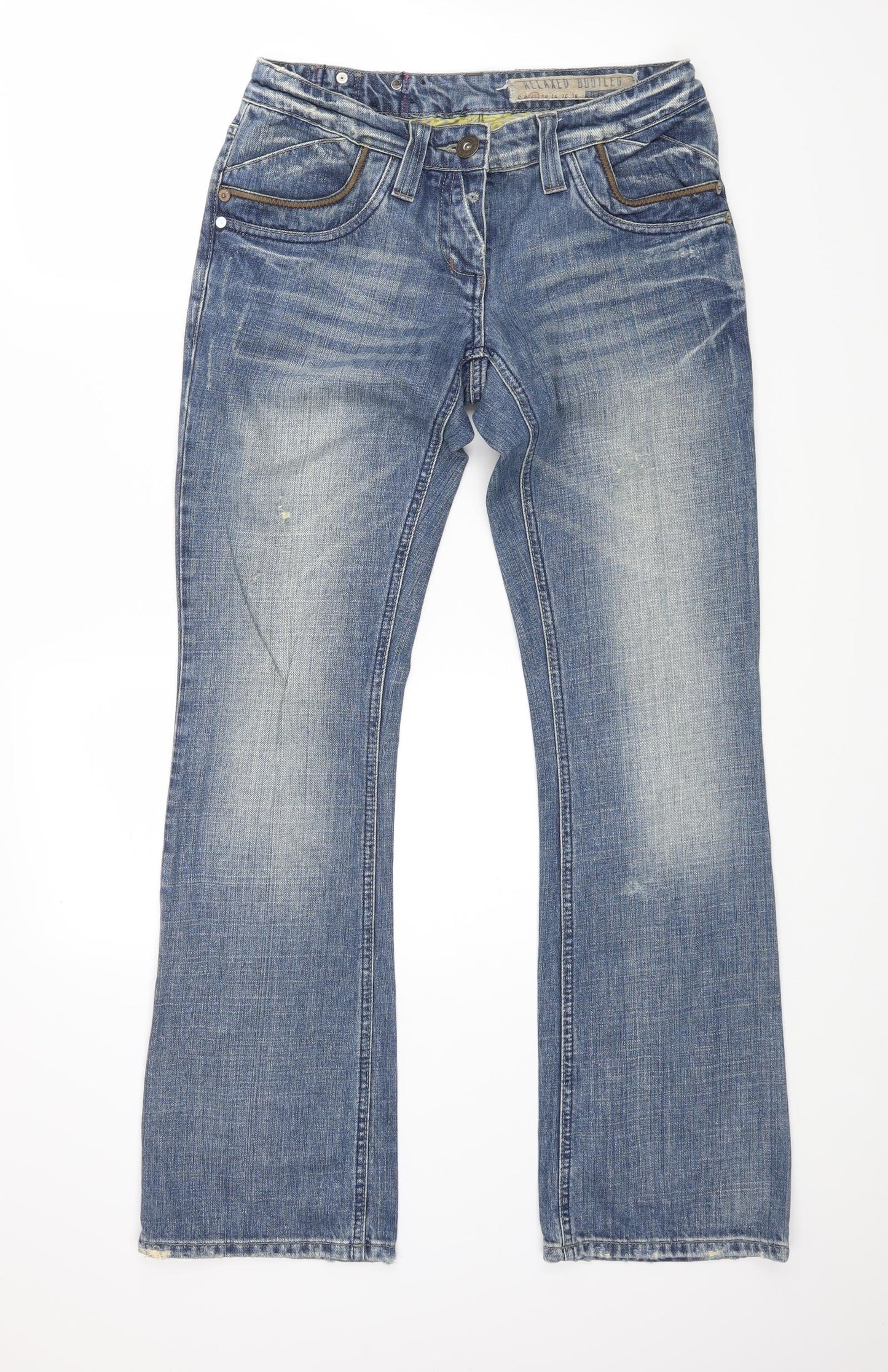 River Island Womens Blue  Denim Bootcut Jeans Size 10 L29 in