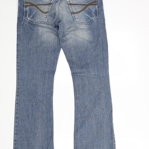 River Island Womens Blue  Denim Bootcut Jeans Size 10 L29 in