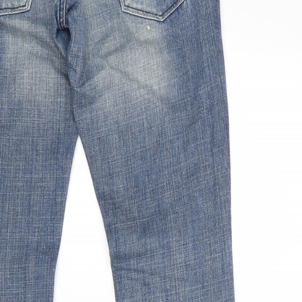 River Island Womens Blue  Denim Bootcut Jeans Size 10 L29 in