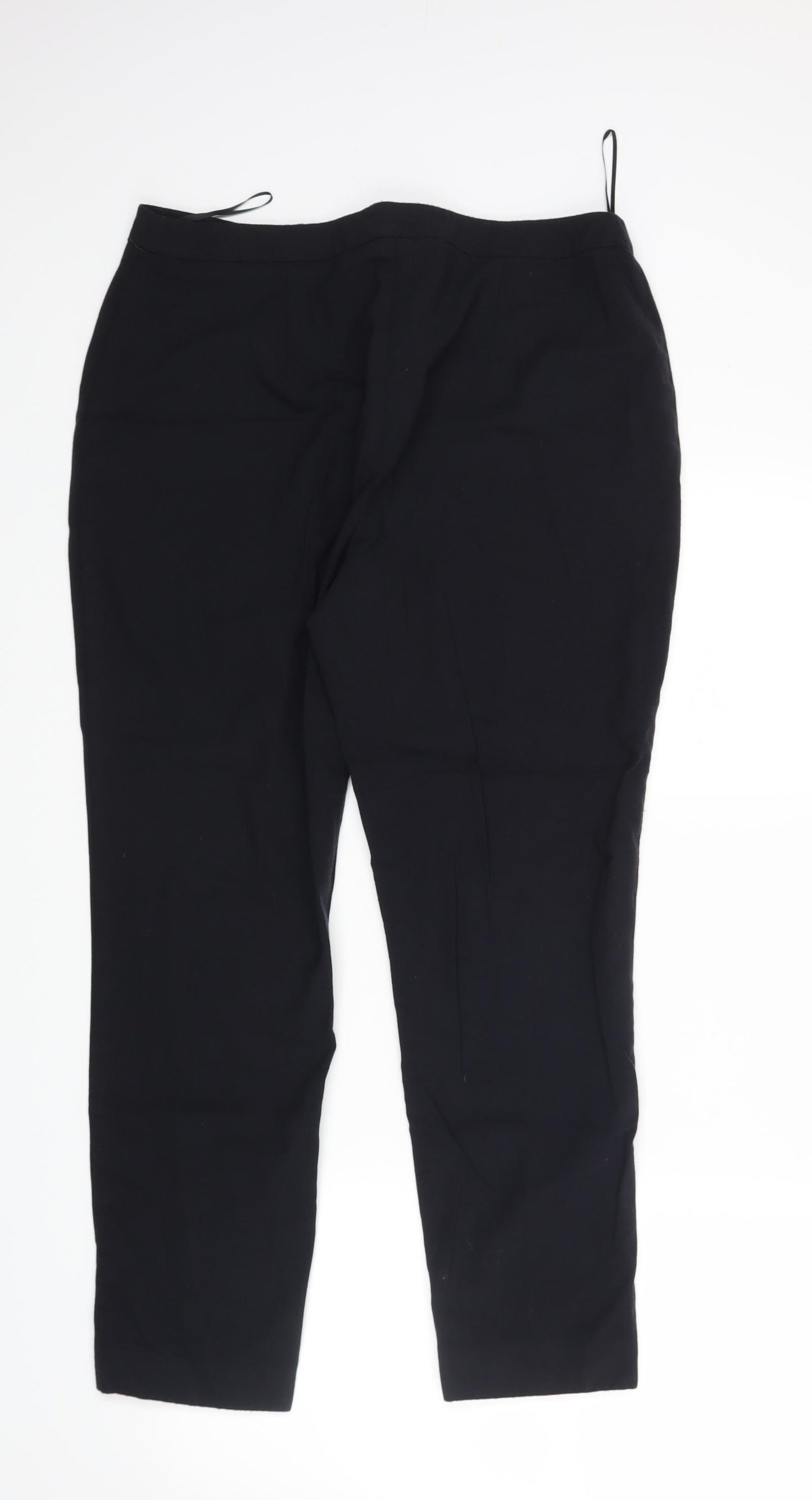 Jacques Vert Womens Blue   Trousers  Size 14 L25 in