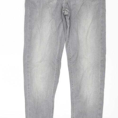 Marks and Spencer Womens Grey  Denim Skinny Jeans Size 8 L27 in