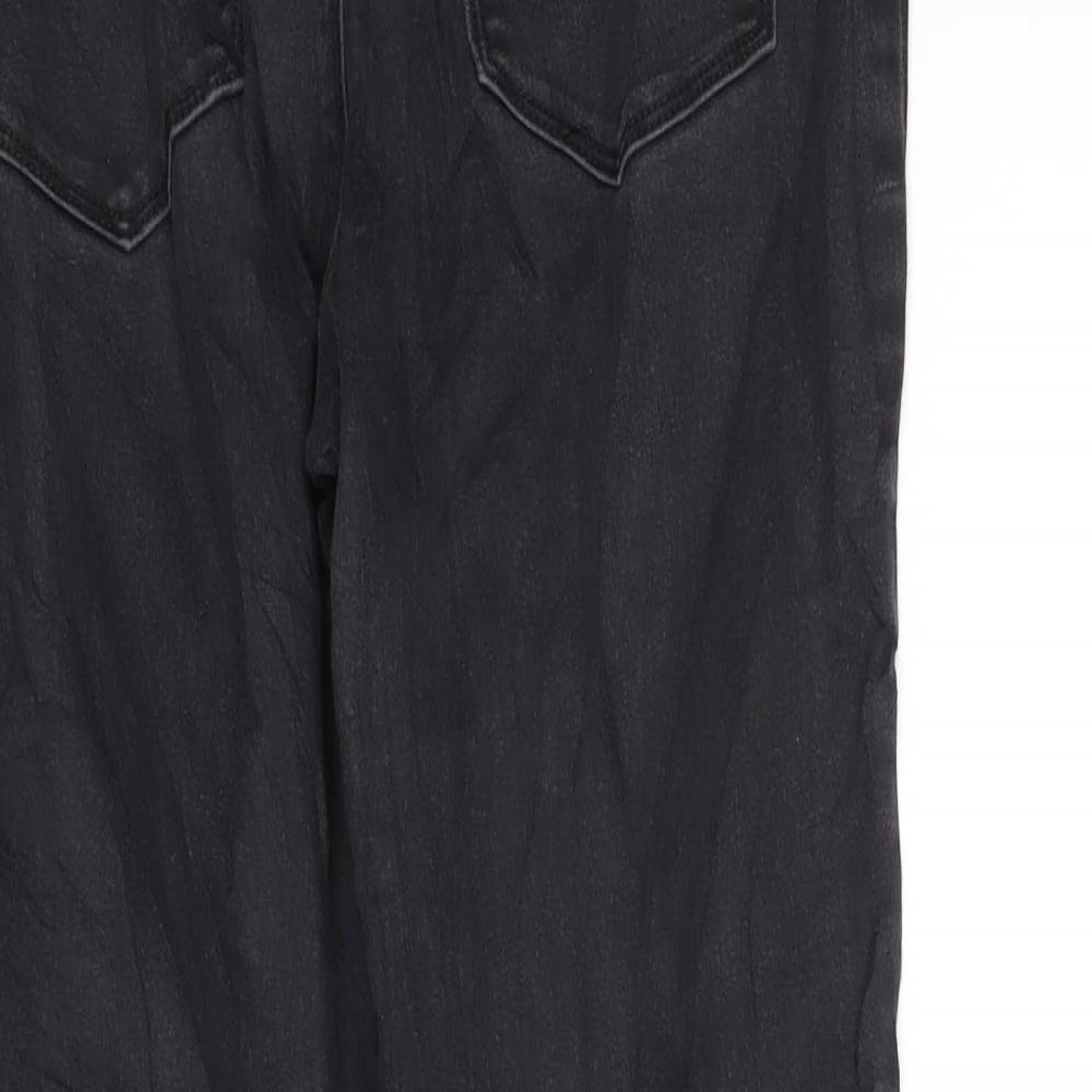 George Womens Black  Denim Jegging Jeans Size 12 L27 in