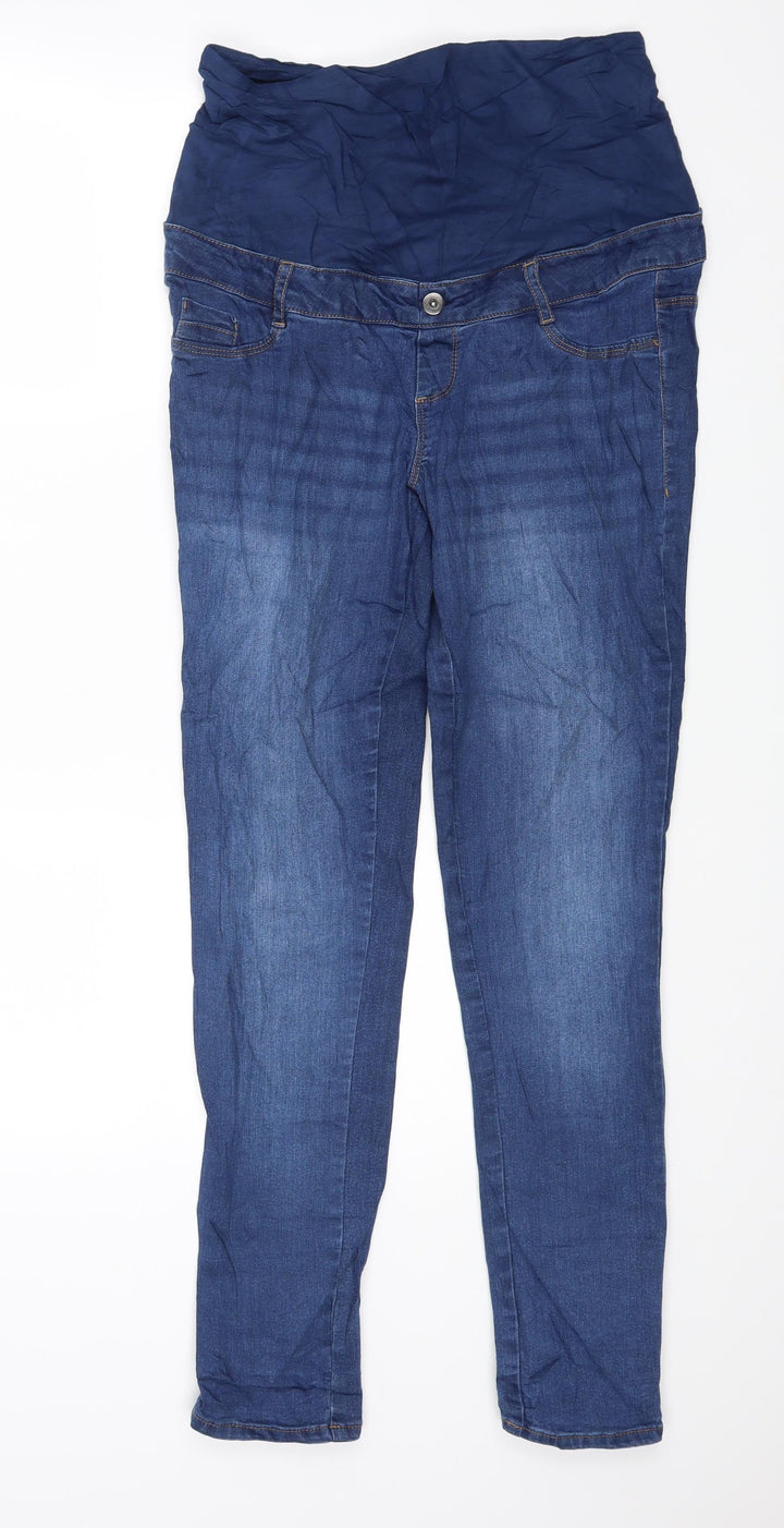 Dorothy Perkins Womens Blue Denim Skinny Jeans Size 10 L27 in
