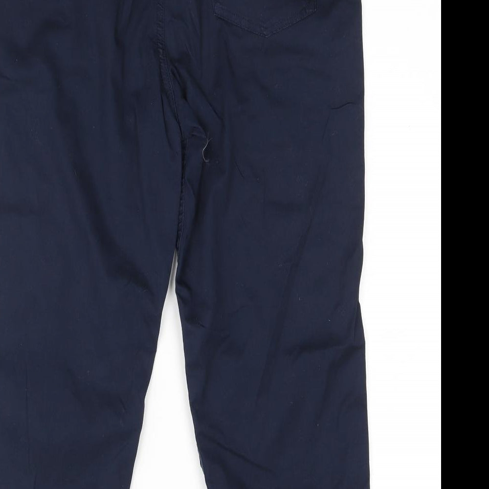 F&F Womens Blue   Chino Trousers Size 12 L24 in