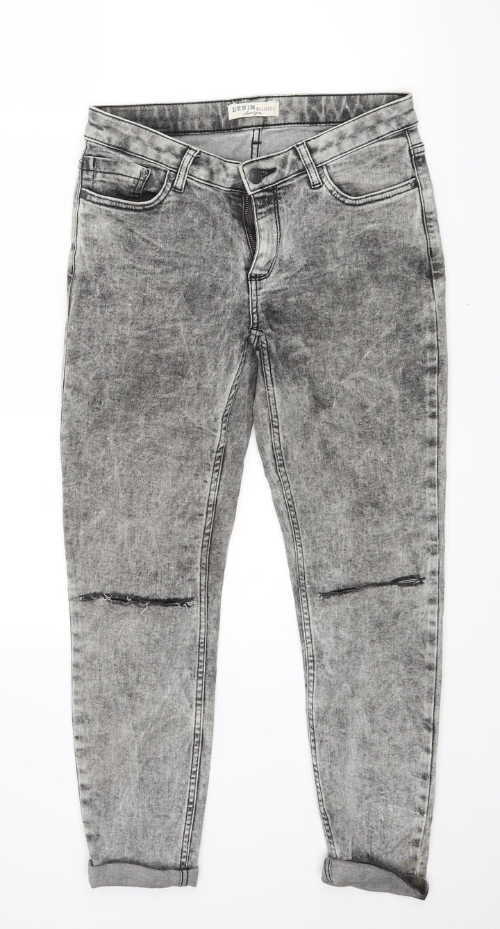 NEXT Womens Red Denim Cropped Jeans Size 28 in L21.5 in