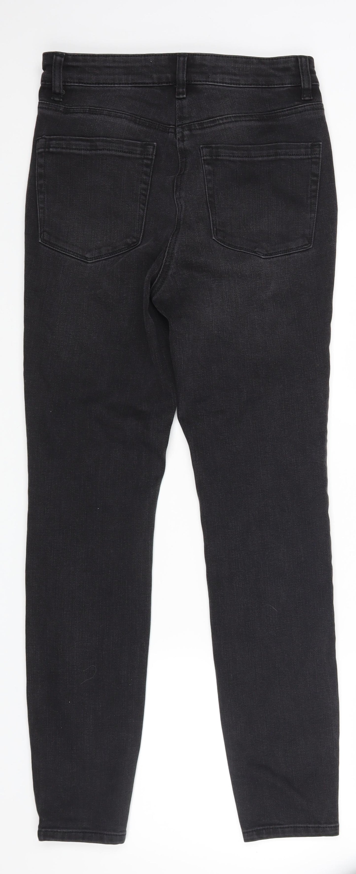 NEXT Womens Black  Denim Skinny Jeans Size 10 L26 in
