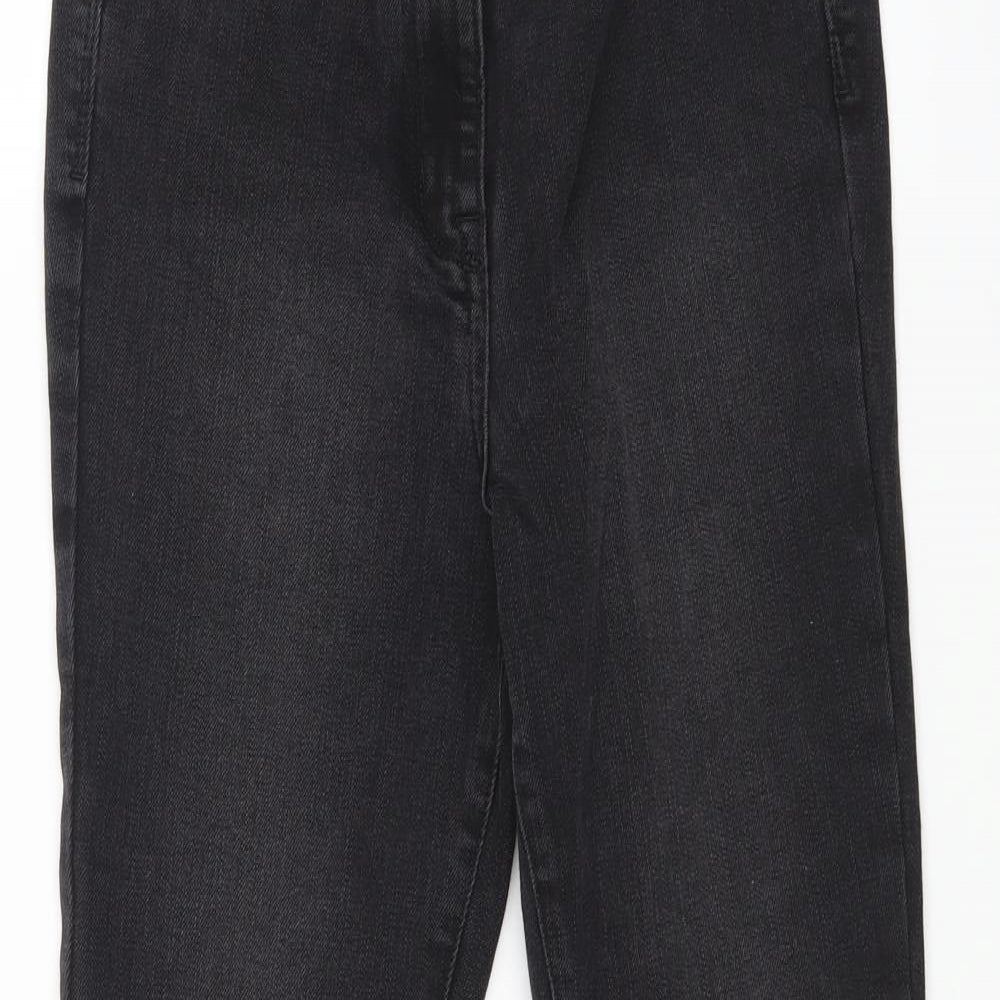 NEXT Womens Black  Denim Skinny Jeans Size 10 L26 in