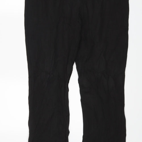 Dimentions Womens Black   Trousers  Size 14 L25 in