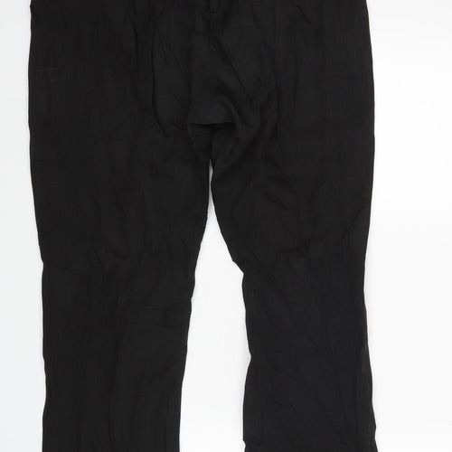 Dimentions Womens Black   Trousers  Size 14 L25 in