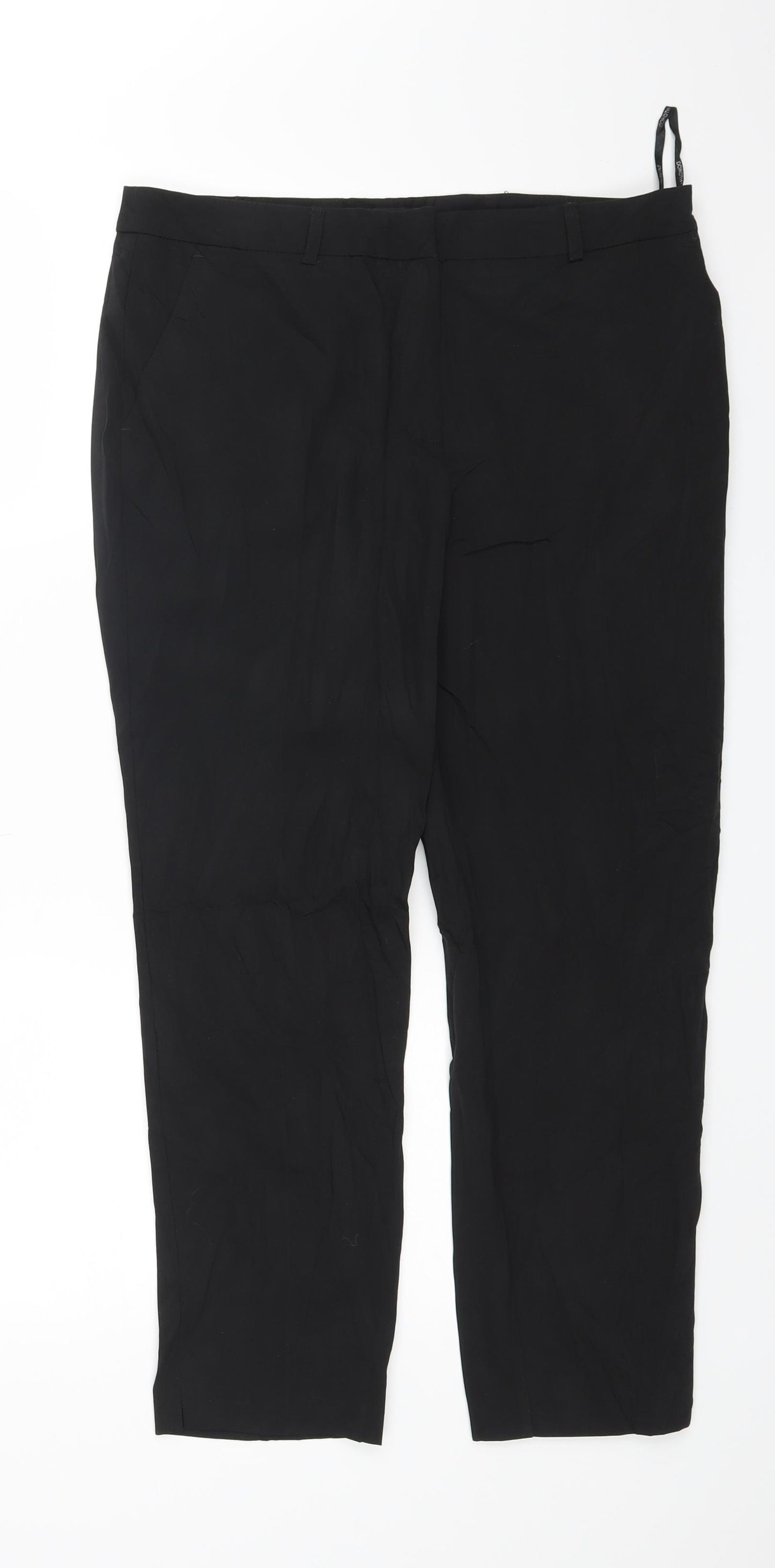 Dorothy Perkins Womens Black   Trousers  Size 12 L27 in