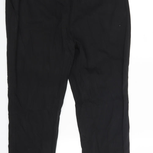 Dorothy Perkins Womens Black   Trousers  Size 12 L27 in