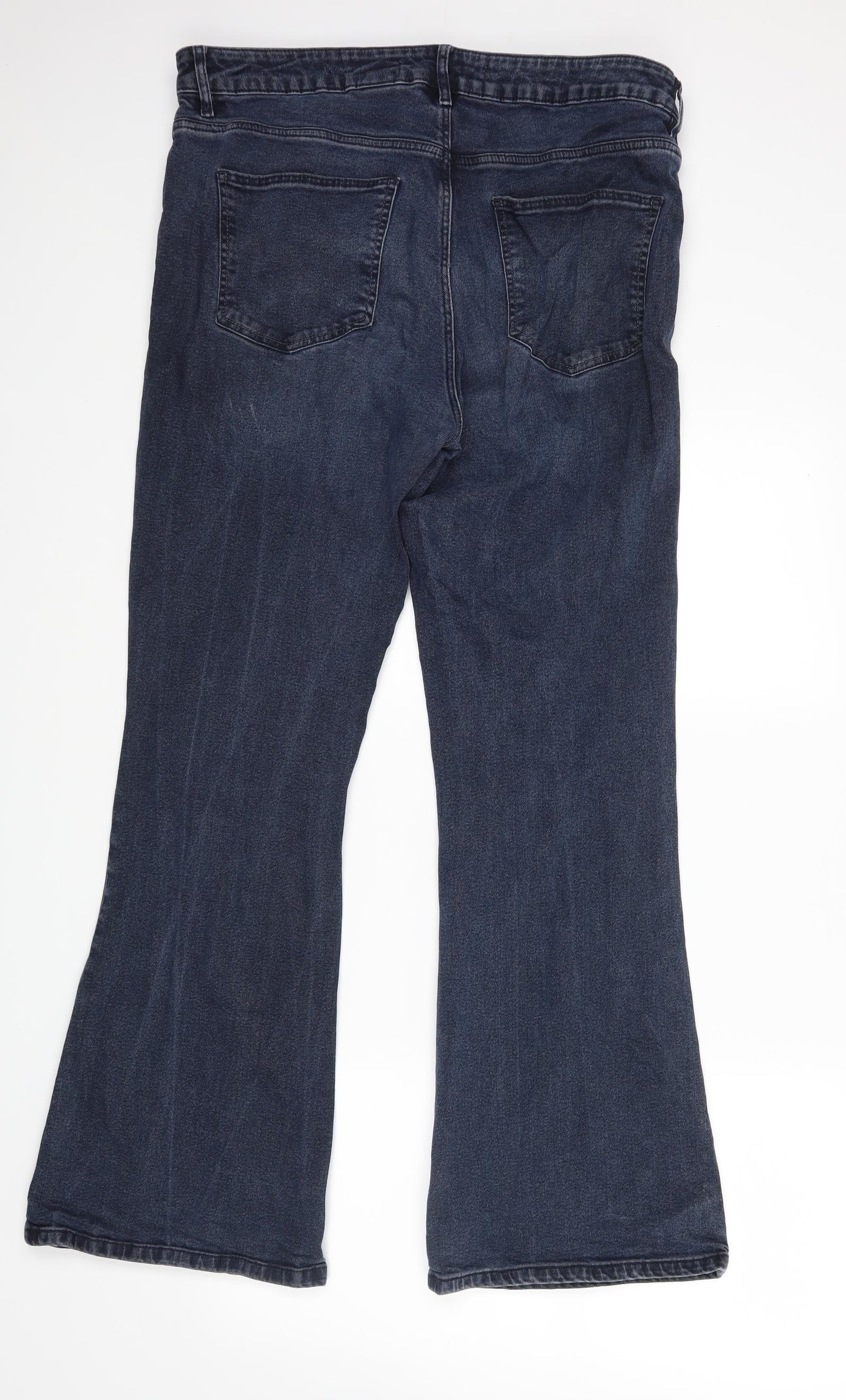 NEXT Womens Blue  Denim Bootcut Jeans Size 16 L29 in