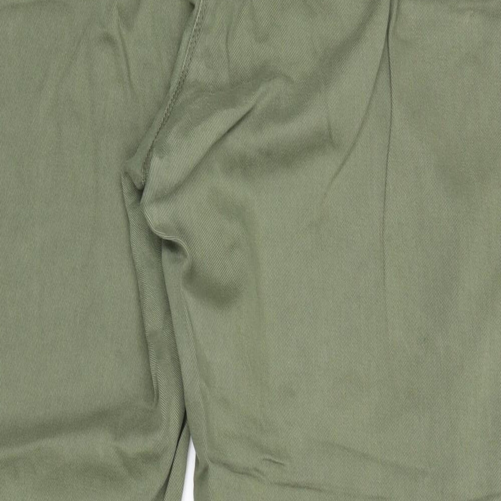 NEXT Womens Green  Denim Chino Trousers Size 20 L27 in
