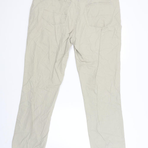 easy apparel Mens Beige   Cargo Trousers Size 40 L33 in